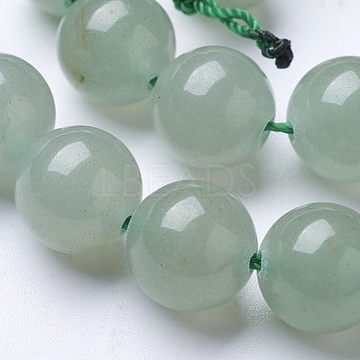 Natural Green Aventurine Beads Strands G-D855-09-8mm-1