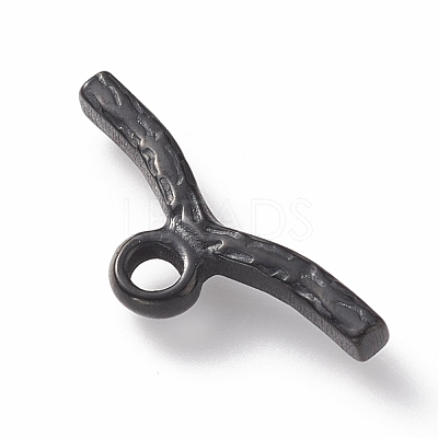304 Stainless Steel Toggle Clasps Parts Ion Plating(IP) STAS-K209-02B-1
