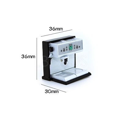 Alloy Imitation Mini Coffee Maker Decoration MIMO-PW0001-140A-1