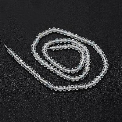 Natural Topaz Crystal Bead Strands G-G663-07-3mm-1