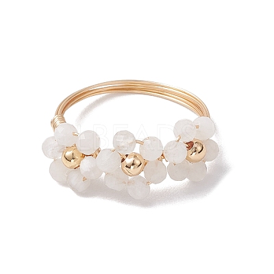 Natural Moonstone Finger Rings RJEW-TA00198-03-1
