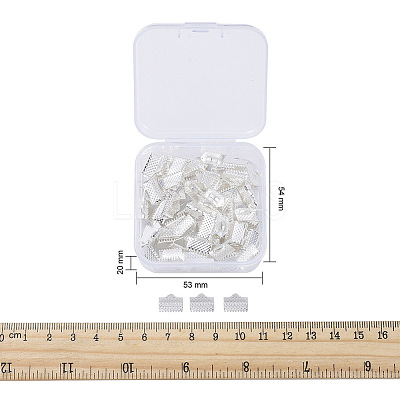 Iron Ribbon Crimp Ends IFIN-YW0001-13S-LF-1