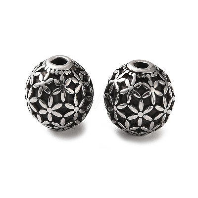 304 Stainless Steel Beads SA-CBA043D-01F-AS-1
