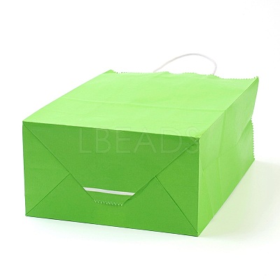 Pure Color Kraft Paper Bags AJEW-G020-C-05-1