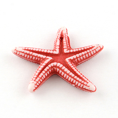Craft Style Ocean Theme Acrylic Beads SACR-S757-01-1