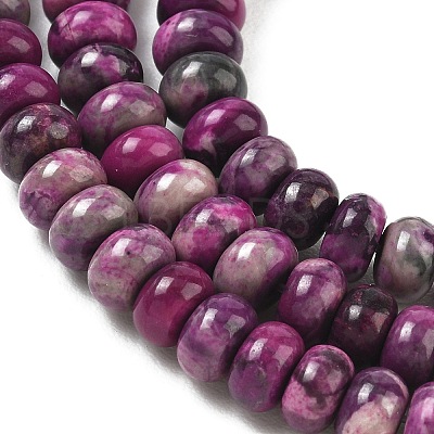 Natural Map Stone/Picasso Stone/Picasso Jasper Beads Strands G-A280-A12-01-1