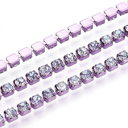 Iron Rhinestone Cup Chains CH-N005-05D-1