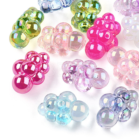 Transparent Acrylic Beads PACR-T013-04-1