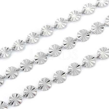 Tarnish Resistant Handmade 304 Stainless Steel Link Chains CHS-M004-11P-1