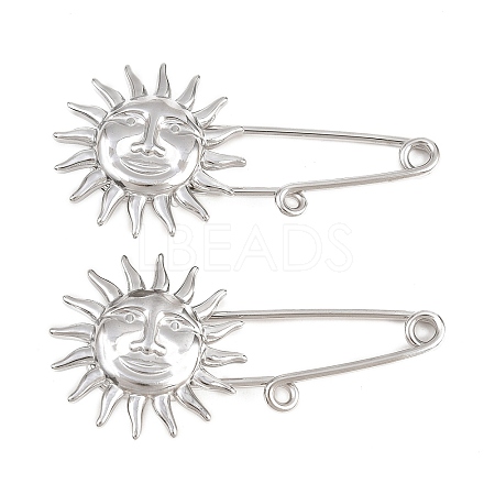 Sun 304 Stainless Steel Safety Pins Brooch Findings SA-CBA098D-13A-P-1