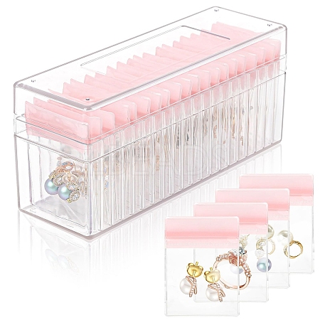 Rectangle Acrylic Jewelry Organizer Storage Boxes PW-WG6545E-03-1