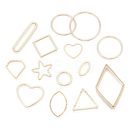 Brass Assorted Findings KK-T073-30G-1