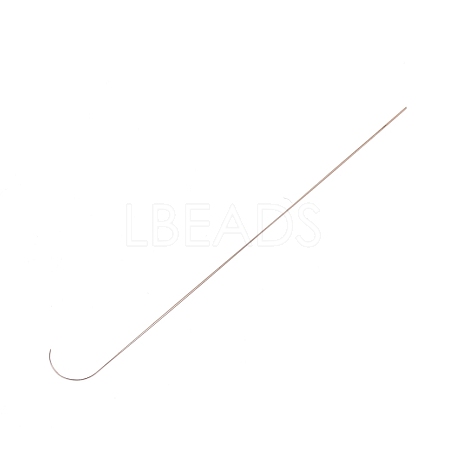 201 Stainless Steel Bented Beading Needles TOOL-WH0125-33B-1-1