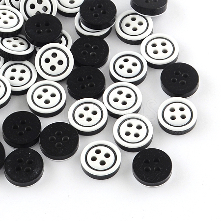 4-Hole Plastic Buttons BUTT-R034-021-1