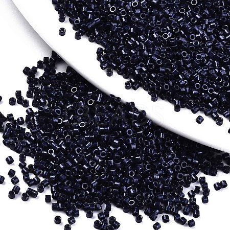FGB 11/0 Grade A Baking Paint Glass Seed Beads SEED-S030-1048-1