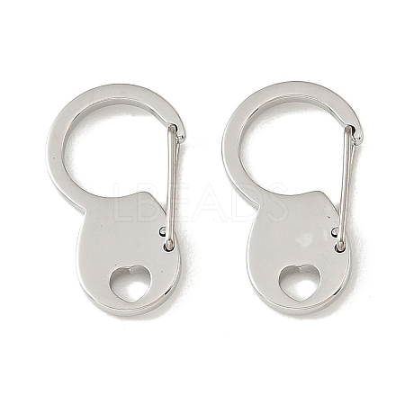 304 Stainless Steel Rock Climbing Carabiners STAS-F364-02P-02-1