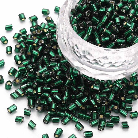 8/0 Glass Bugle Beads SEED-S032-07A-53A-1