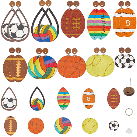 DIY Jewelry Making Earring Kits DIY-SC0029-28-1