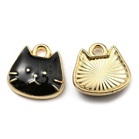 Golden Plated Alloy Charms ENAM-L042-01G-04-1
