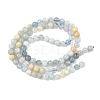 Natural Aquamarine Beads Strands G-D327-A01-5mm-3