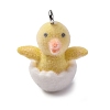 Flocky Resin Pendants FIND-S001-14L-1