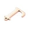 PVD Vacuum Plating  304 Stainless Steel Charms STAS-H112-L-RG-3