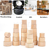 BENECREAT 36Pcs 6 Style Bamboo Bottle Stoppers FIND-BC0002-85-6