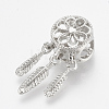 Alloy European Dangle Charms MPDL-Q209-061P-2