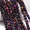 Natural Tiger Eye Beads Strands G-F591-18-8mm-10-1