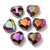 UV Plating Rainbow Iridescent Acrylic Beads OACR-P010-03C-2