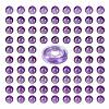 100Pcs 8mm Natural Amethyst Round Beads DIY-LS0002-40-2