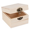 Wooden Storage Boxes OBOX-WH0004-03-4