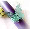 Iridescent Paper Napkin Rings AJEW-WH0002-21L-1