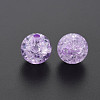 Transparent Crackle Acrylic Beads MACR-S373-66B-N15-2