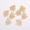 Brass Peg Bails Pendants KK-F803-27G-NF-1