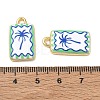 Printed Brass Pendants KK-CBAF9BC-16G-05-3