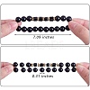 4Pcs 4 Style Synthetic Citrine & Natural Mashan Jade Stretch Bracelets Set with Glass Beaded BJEW-SW00105-01-2