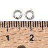 Tarnish Resistant 304 Stainless Steel Open Jump Rings STAS-Q186-02-4x0.7mm-4