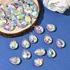 Imitation Taiwan Acrylic Rhinestone Cabochons GACR-A017-13x18mm-17-5