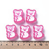 Transparent Acrylic Beads X-MACR-S374-07B-02-4