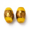 Opaque Electroplate Glass Beads EGLA-H003-02G-03-2