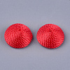 Polyester Thread Fabric Cabochons LS-X-WOVE-T008-02B-01-2