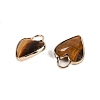 Natural Tiger Eye Faceted Pendans KK-L218-005G-01-2