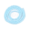 Opaque Solid Color Imitation Jade Glass Beads Strands EGLA-A044-P1mm-D06-3