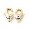 Brass Lobster Claw Clasps KK-E075-01G-03-2