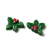 Christmas Opaque Resin Cabochons RESI-K019-39-3