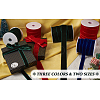 Yilisi 37.5 Yards 3 Colors Christmas Single Face Velvet Ribbon OCOR-YS0001-09-17