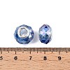 Transparent Glass European Beads GPDL-N004-D14mm-A13-3