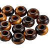 20Pcs Natural Tiger Eye European Beads G-SP0001-01B-02-1