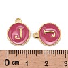 Golden Plated Alloy Enamel Charms LS-ENAM-S118-08J-3